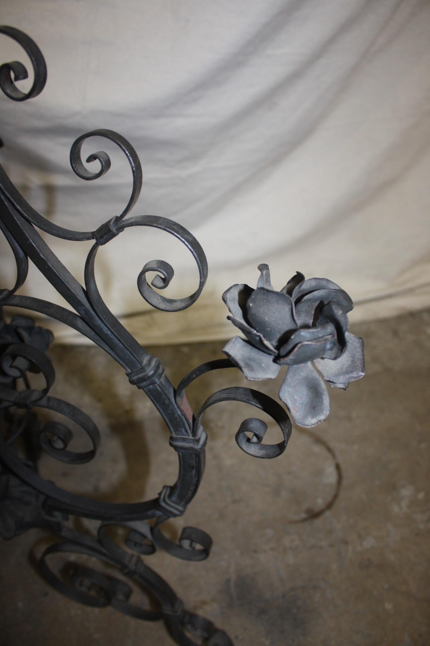 Charming 19th Century French Iron Planter For Sale 9