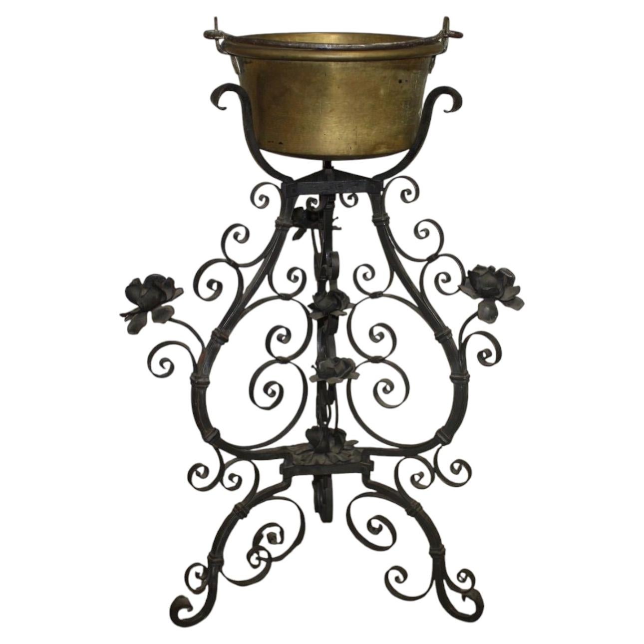 Charming 19th Century French Iron Planter