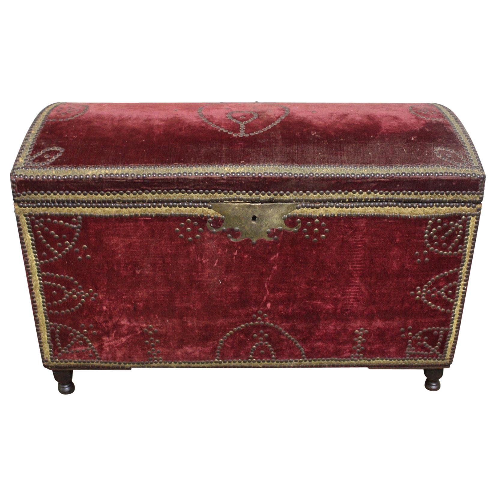 Charming 19th Century French Trunk or Blanket Chest