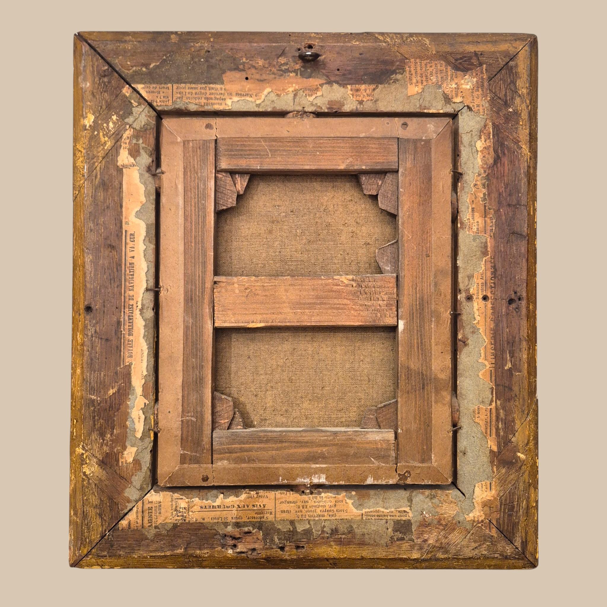 Charmante scène de genre du XIXe siècle d'après Greuze - Mère et enfant en vente 4