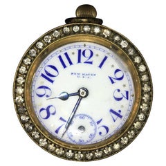 Charming 19th Century Glass Ball Clock, New Haven