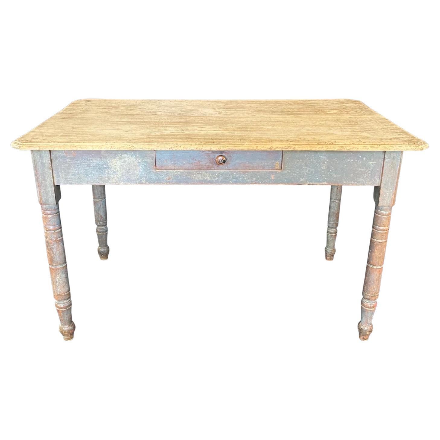 Antique Honey Pine Farm Side Table at 1stDibs antique pine side table