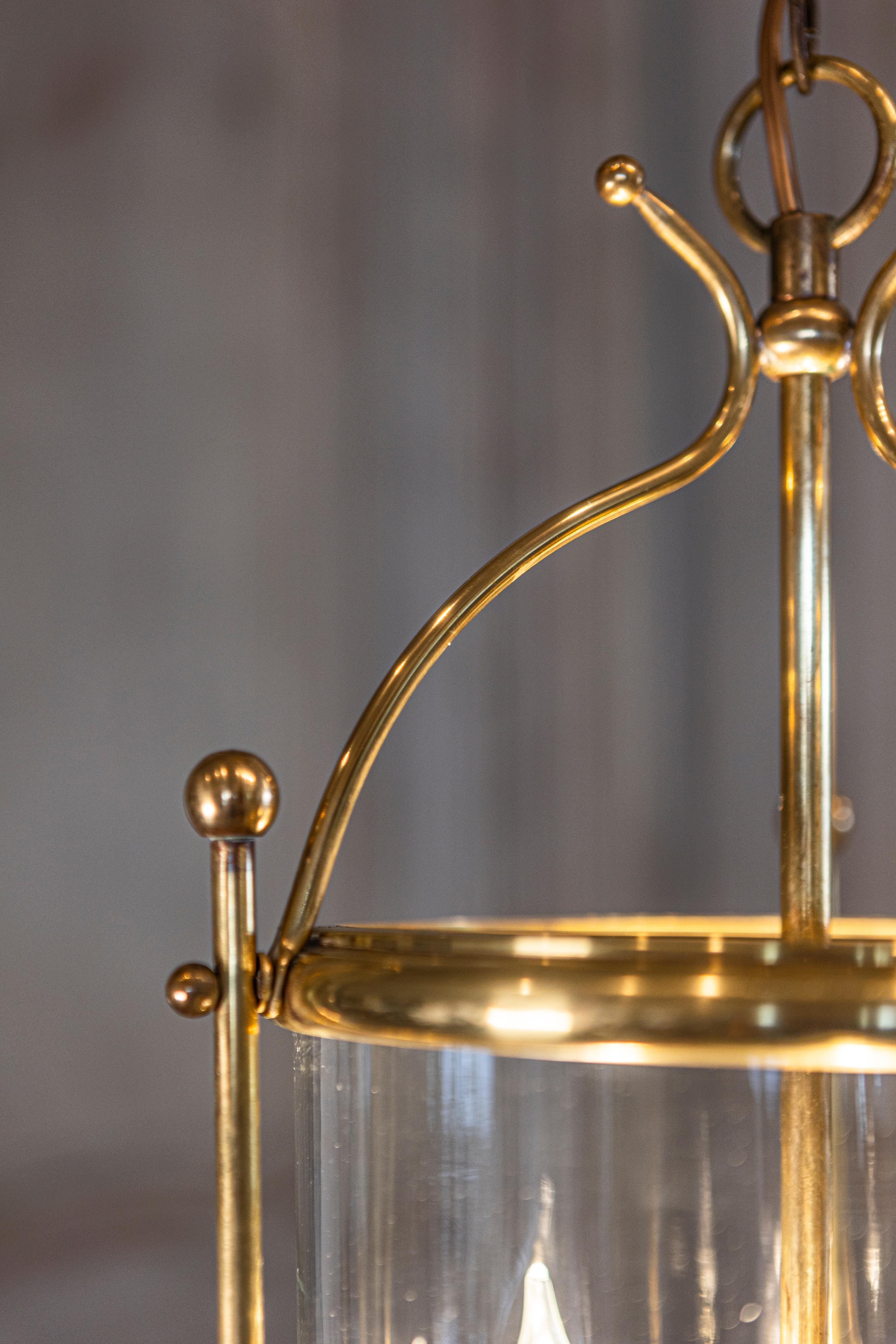 Charmante lanterne française du 20ème siècle avec fermeture en verre en vente 4