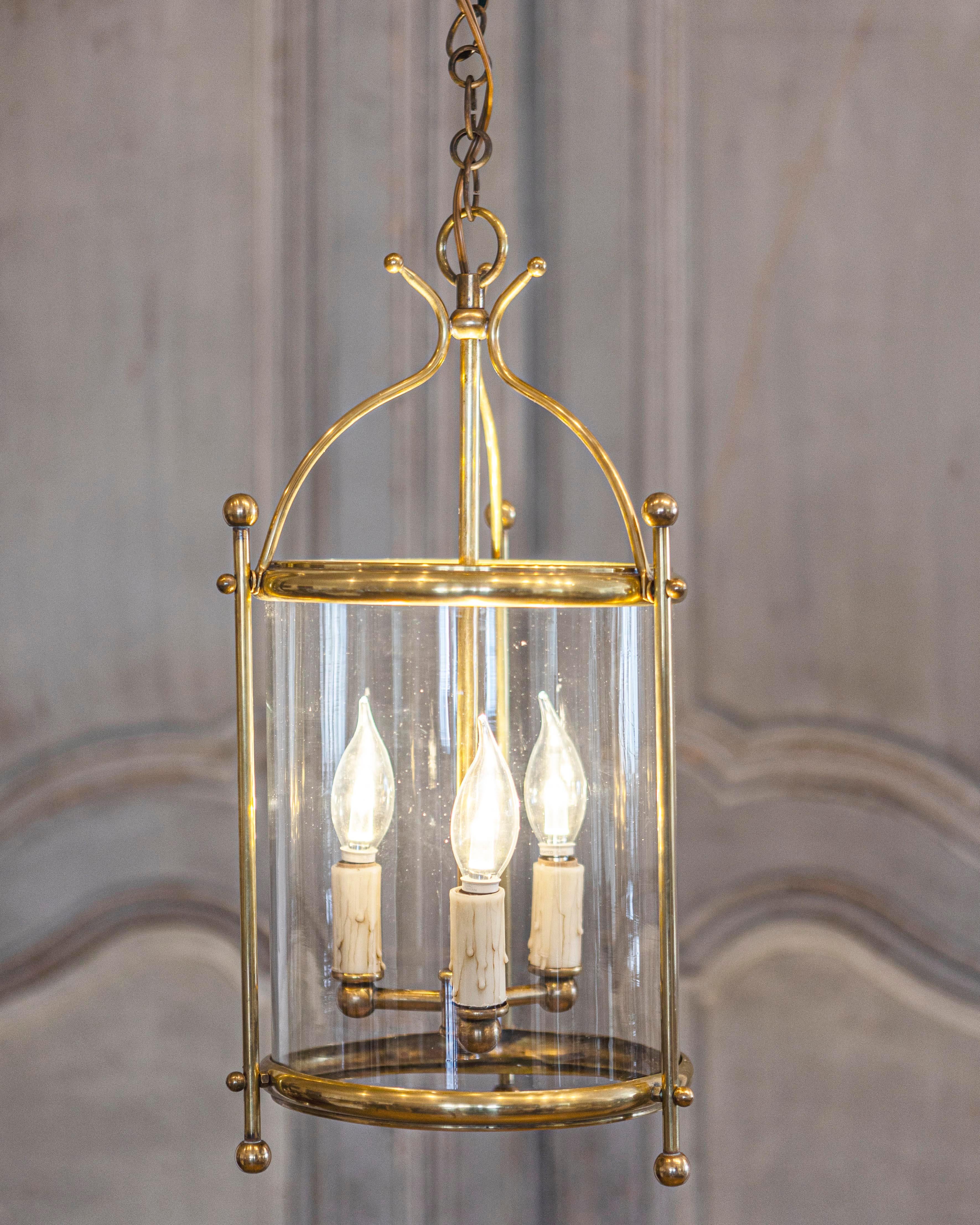 Charmante lanterne française du 20ème siècle avec fermeture en verre en vente 5