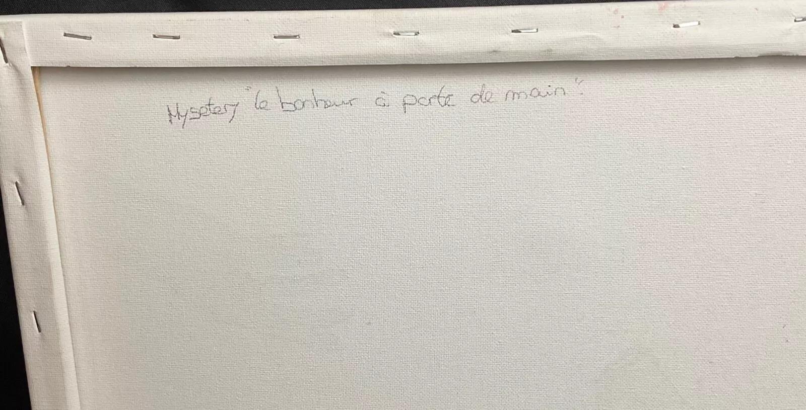 Laissez-vous séduire par le charme subtil de cette peinture acrylique intitulée 