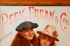 Charming Advertising Sign, for Peek Frean & Co’s Biscuits and Cakes