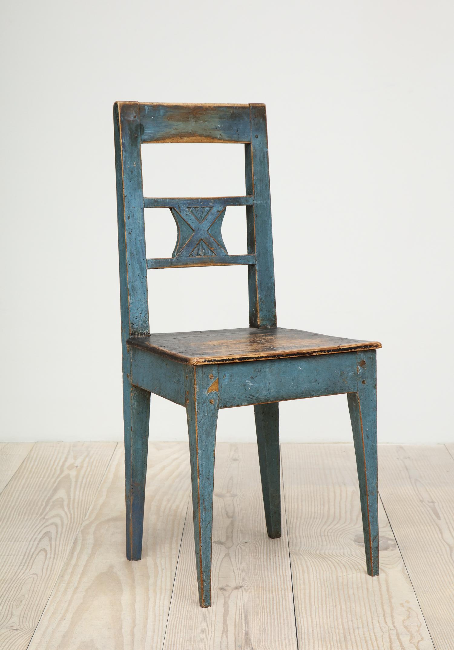 Swedish Charming Allmoge Chair, Origin Sweden, circa 1800