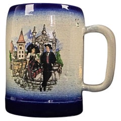 Charming Alsace Stoneware Mug – Signed by Anne Ehret - 2Y275
