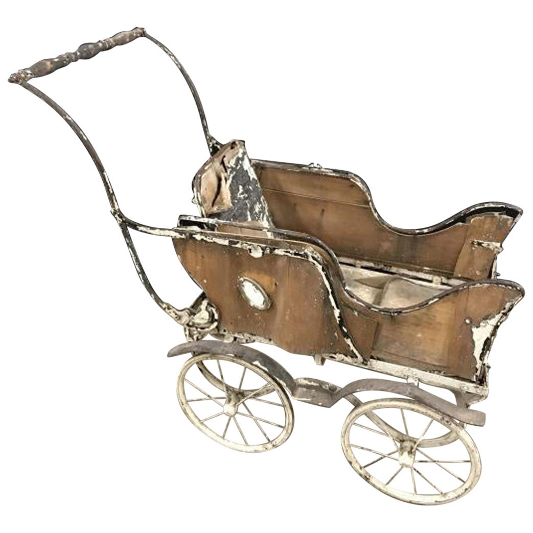 antique baby stroller