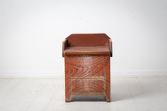 Charming Antique Folk Art Swedish Children's Chair