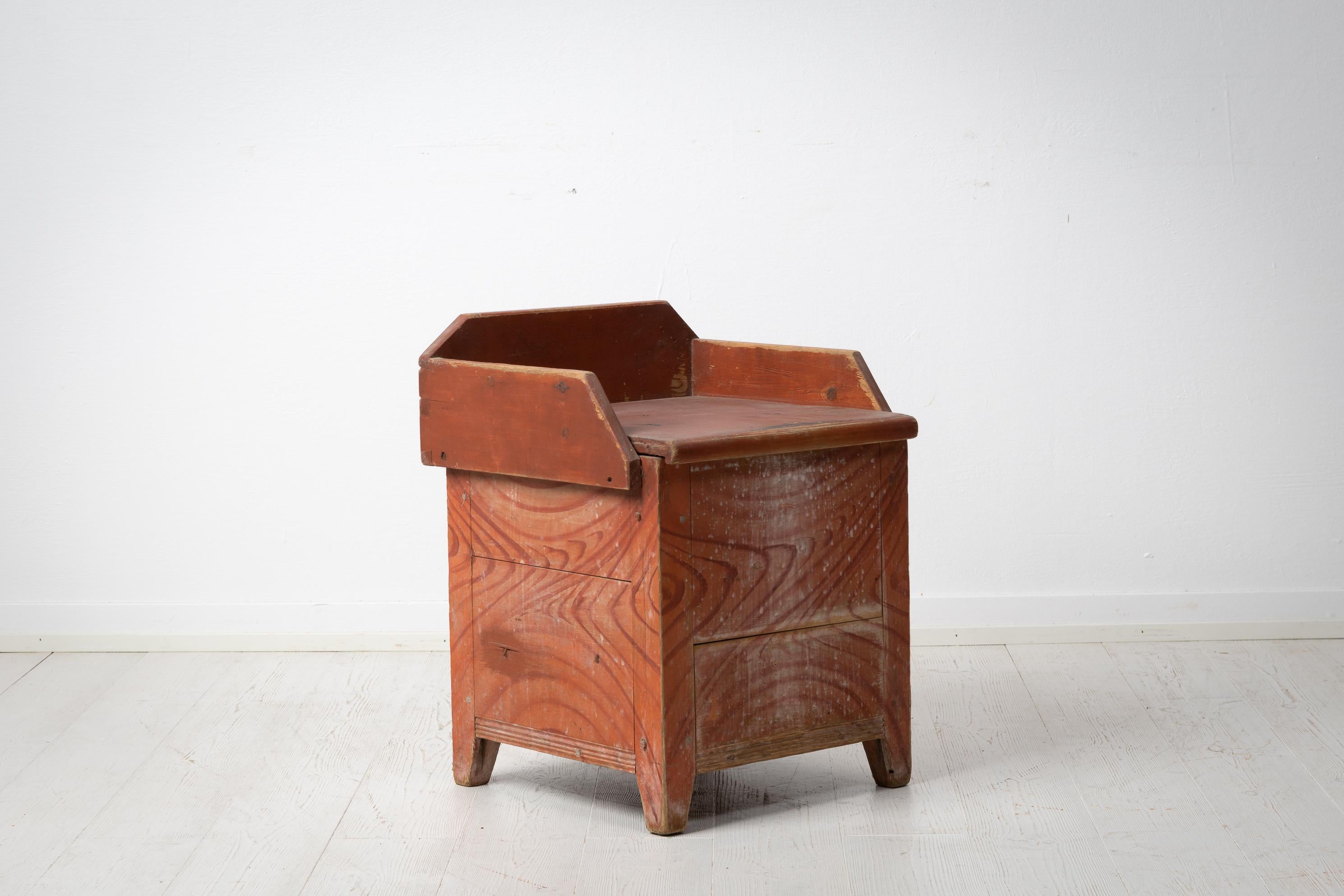 Encantadora Silla Infantil Sueca Antigua de Arte Popular en Bueno estado para la venta en Kramfors, SE