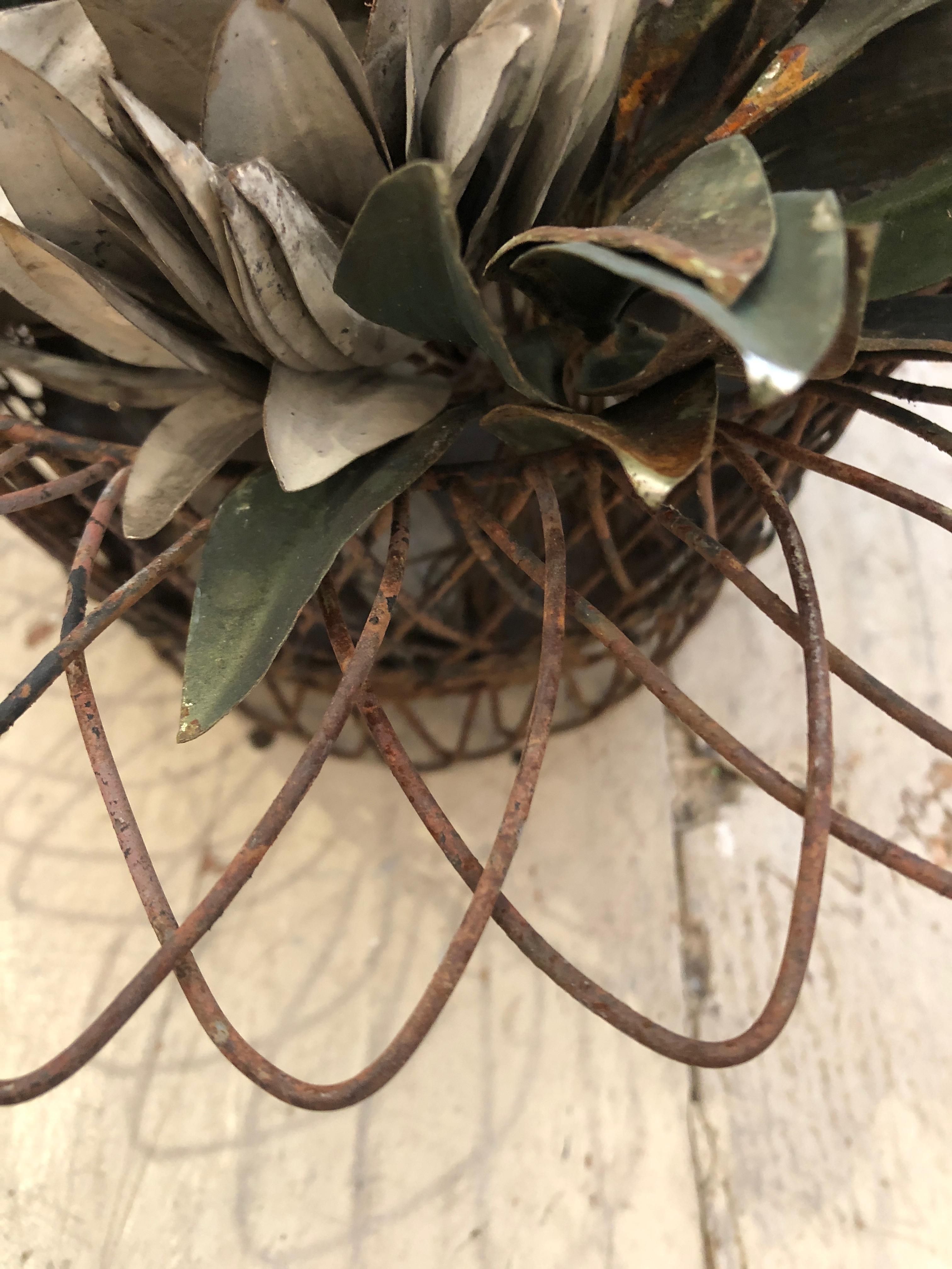french wire planters