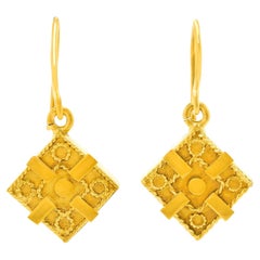 Charming Antique Gold Earrings