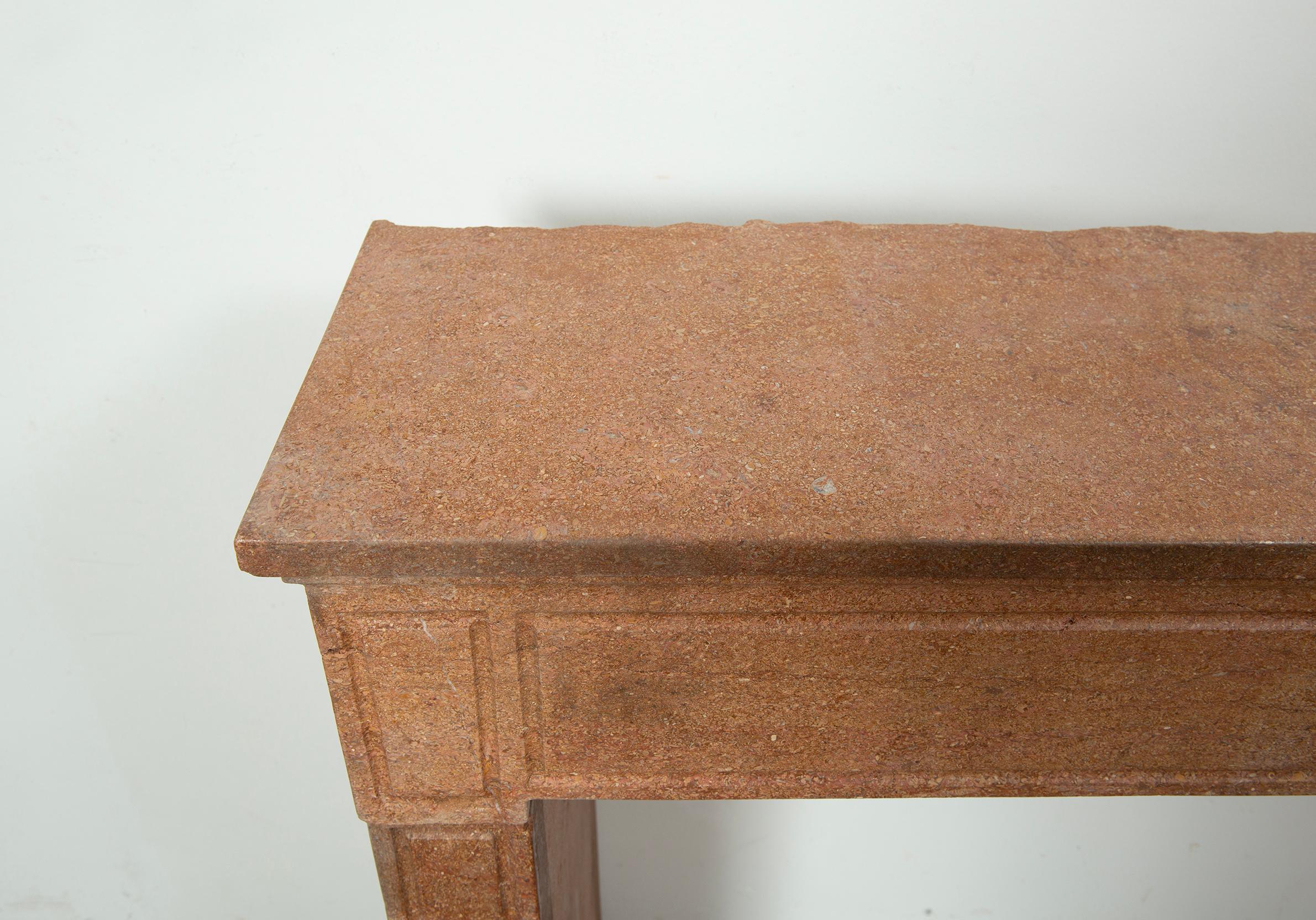 Charming Antique Louis XVI-style Fireplace Mantel For Sale 4