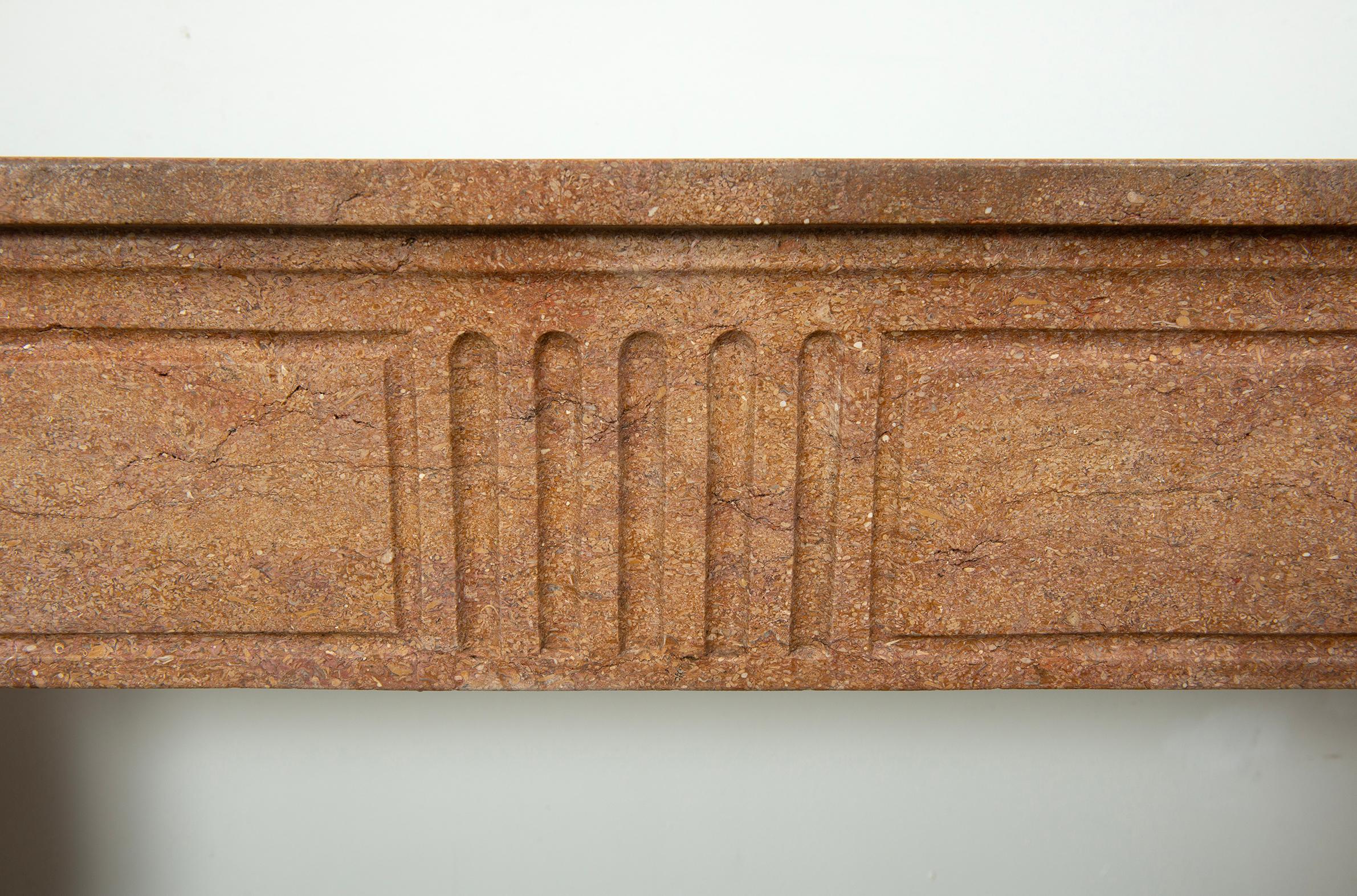 Charming Antique Louis XVI-style Fireplace Mantel For Sale 5