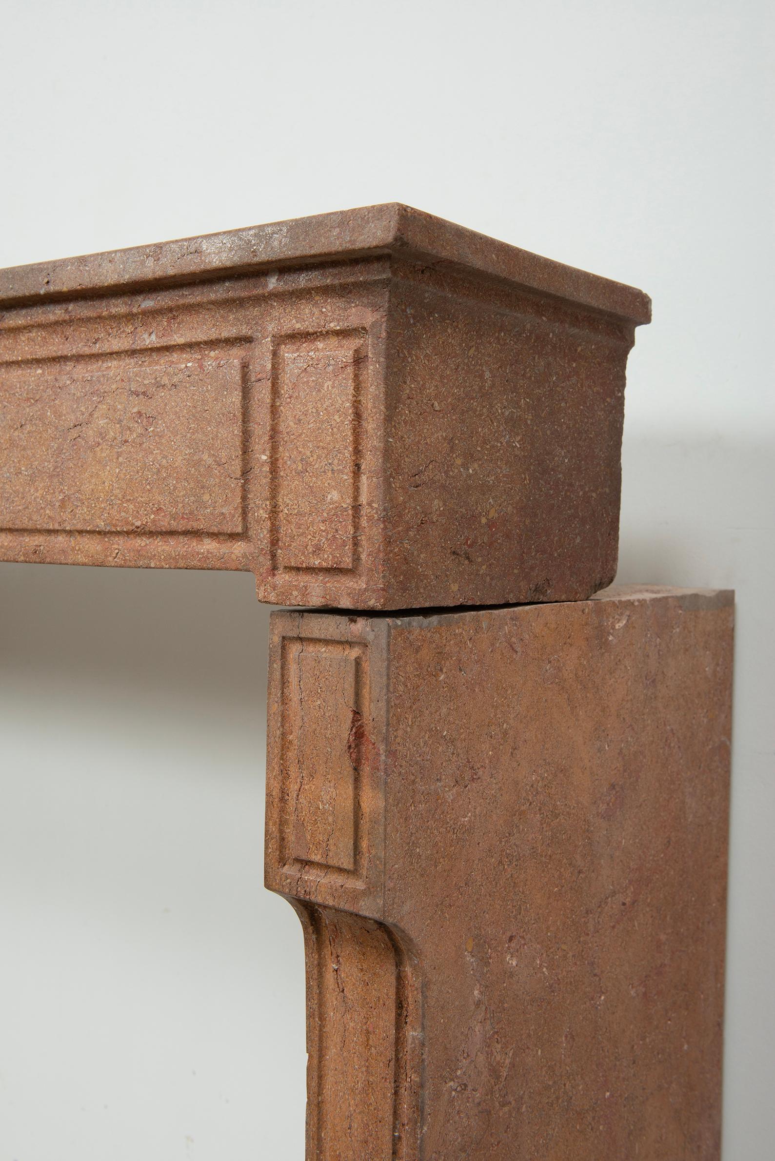 Charming Antique Louis XVI-style Fireplace Mantel For Sale 7