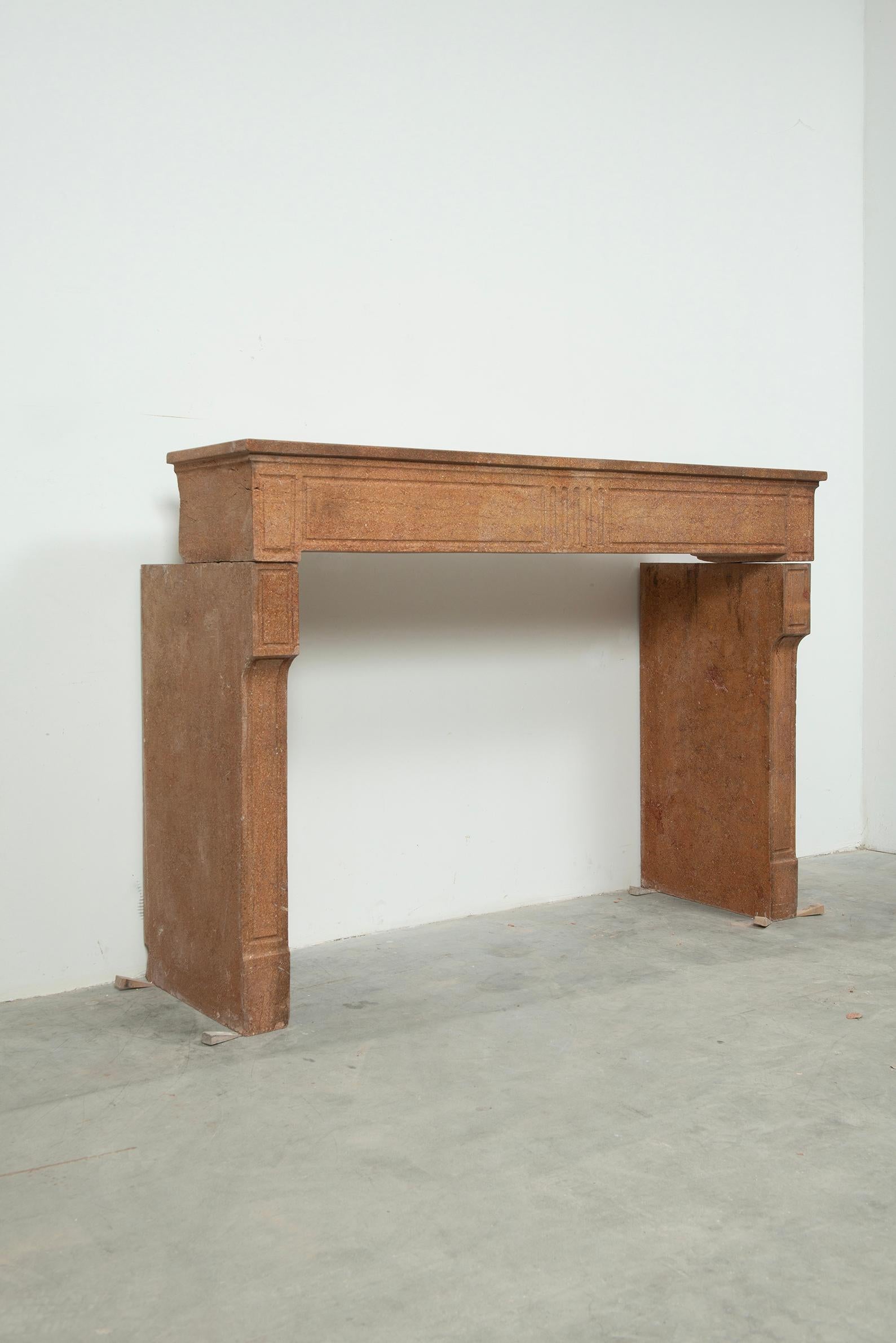 Charming Antique Louis XVI-style Fireplace Mantel For Sale 9