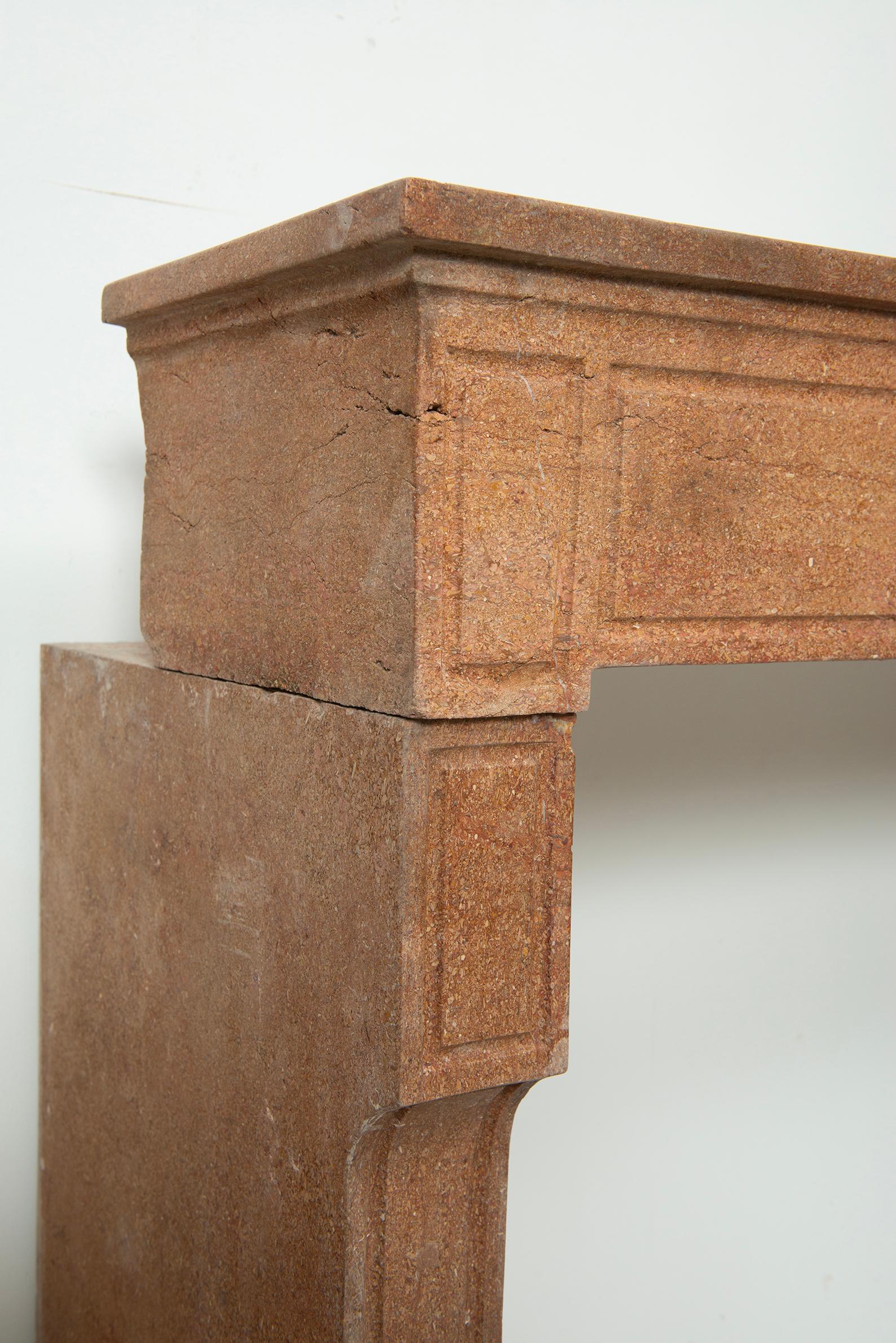 Charming Antique Louis XVI-style Fireplace Mantel For Sale 11