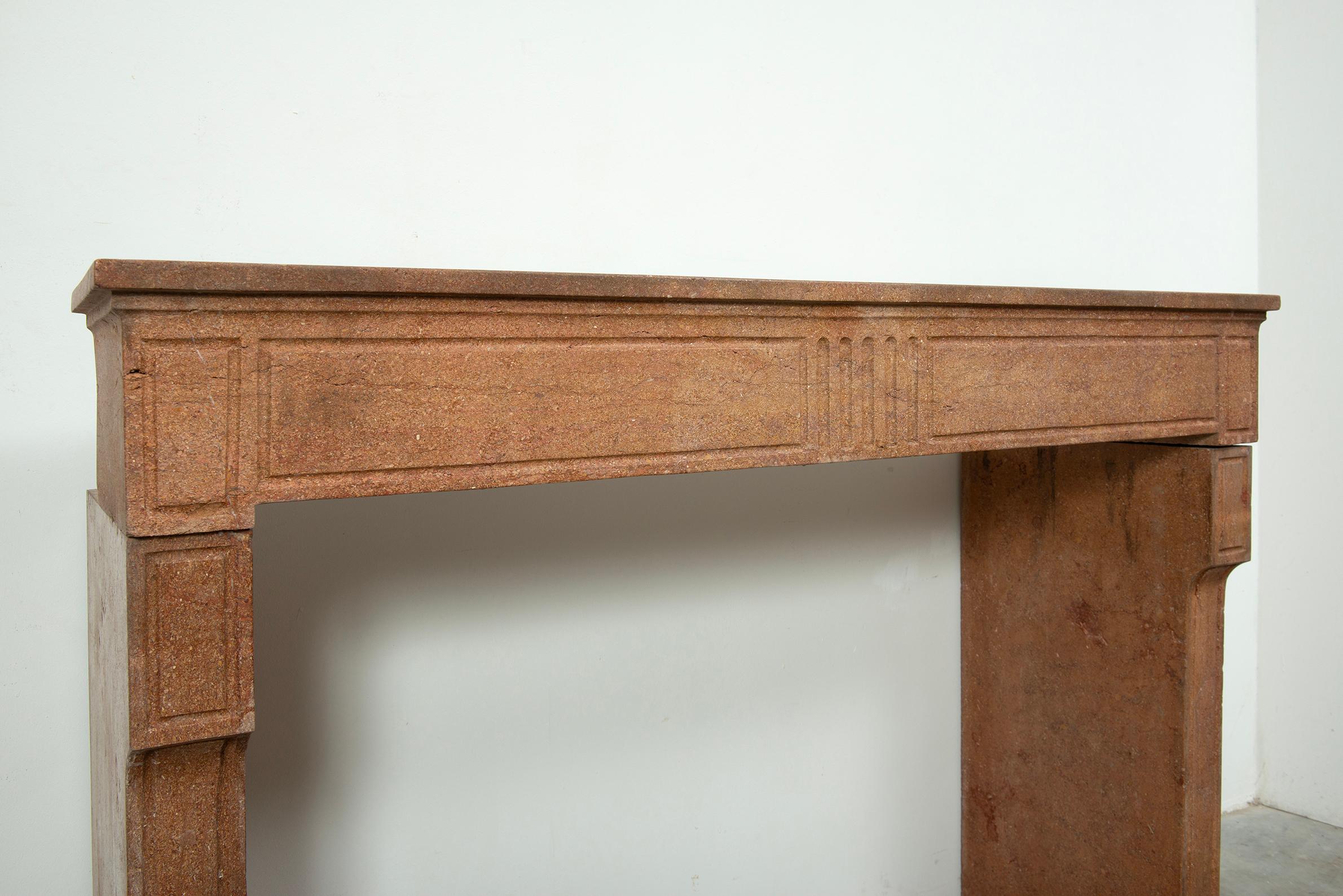 Charming Antique Louis XVI-style Fireplace Mantel For Sale 12