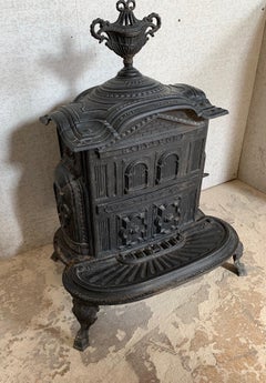 Charming Architectural Parlor Stove, circa 1870