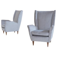 Charming Armchairs Attributed to Gio Ponti for ISA