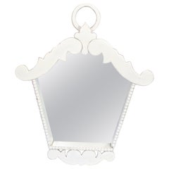 Charmantes Art Deco Mirrored Wall Display