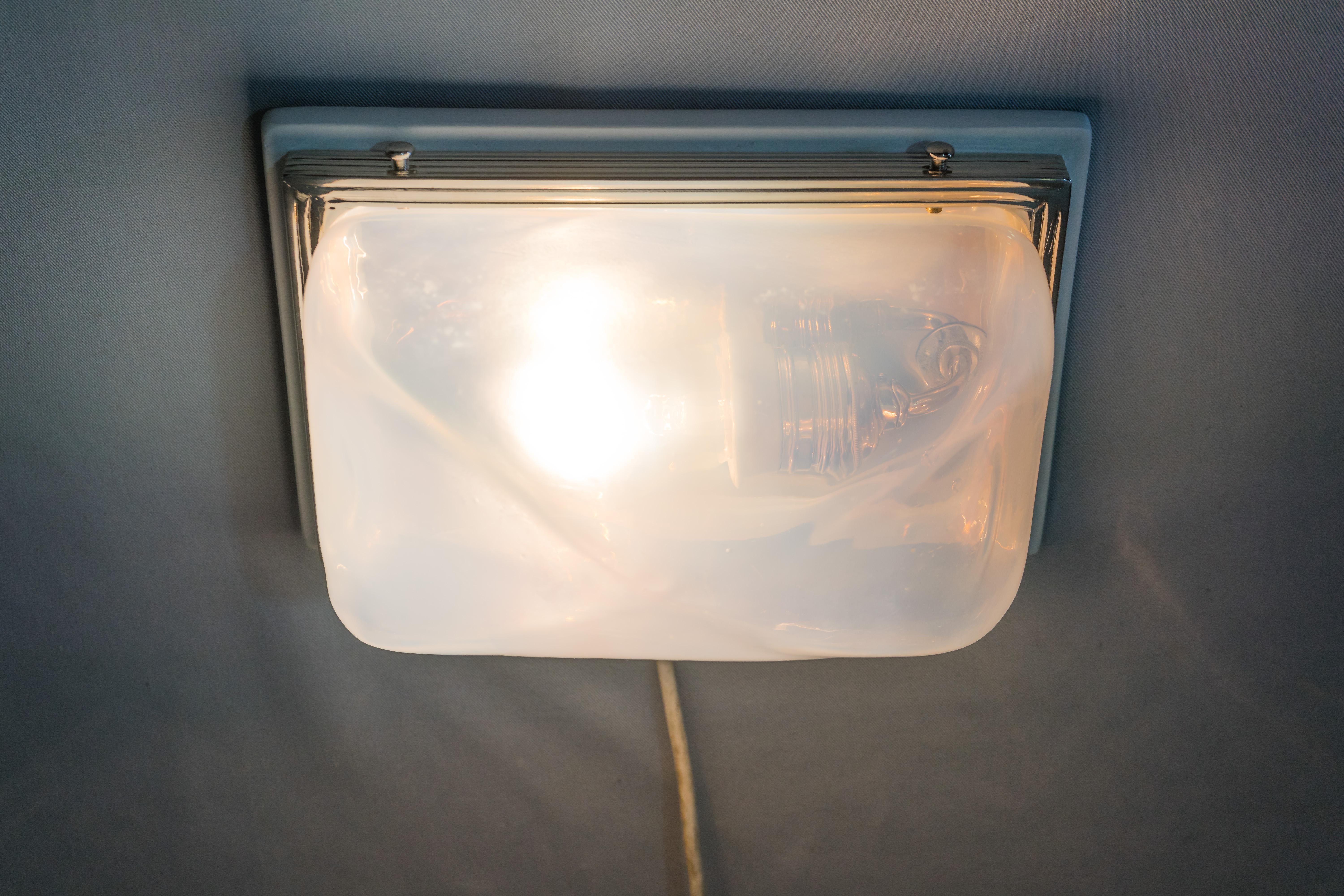 Charming Art Deco Wall or Ceiling Lamp Vienna, circa 1920s For Sale 10