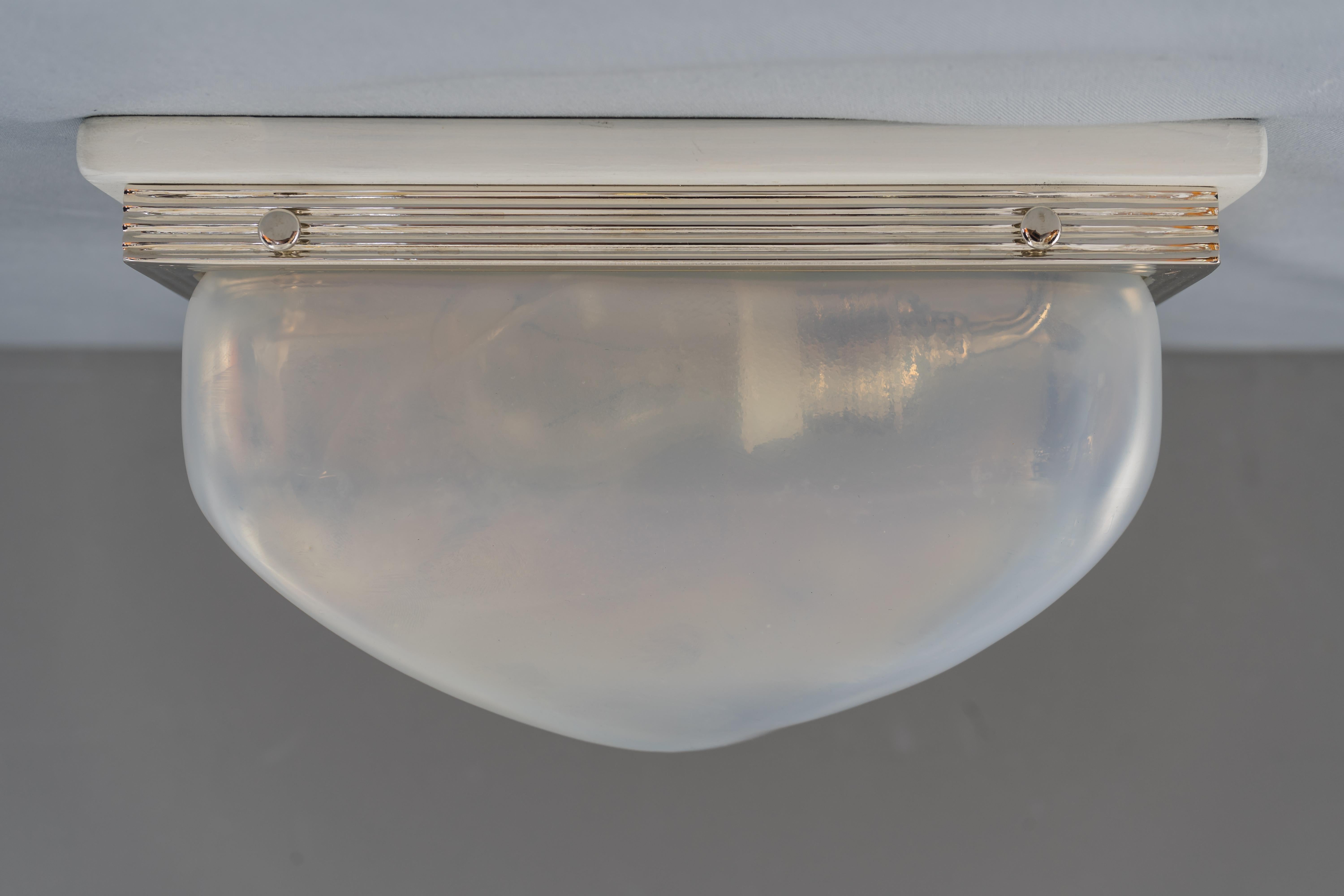 Charming Art Deco Wall or Ceiling Lamp Vienna, circa 1920s In Good Condition For Sale In Wien, AT