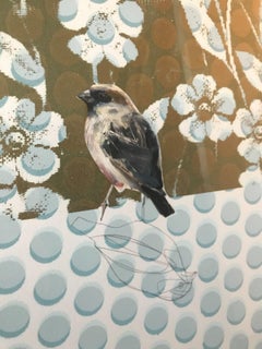 Birds II Giclee and Screen Print, Contemporary, Signed, Edition of 125