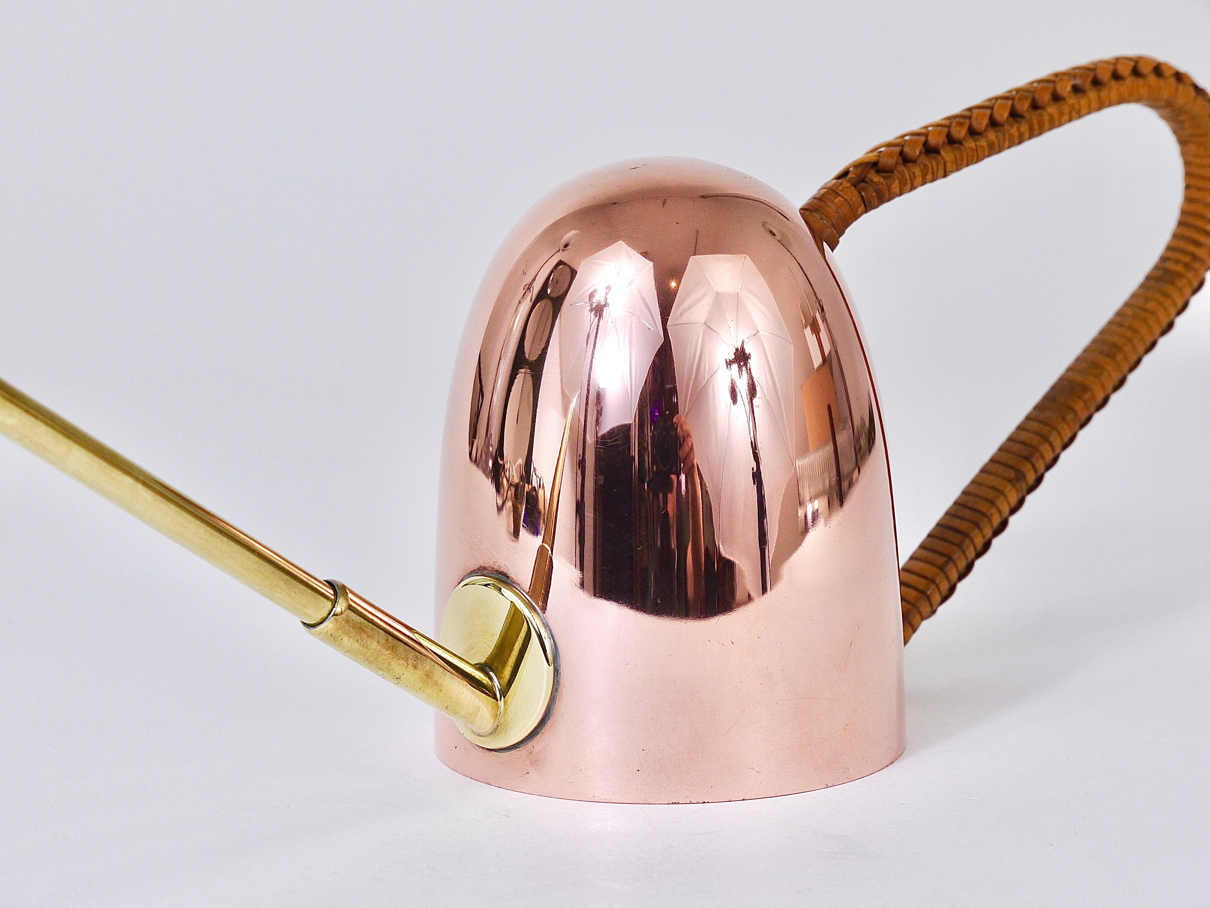 Charming Brass & Copper Watering Can in the Style of Hagenauer, Austria, 1950s 5
