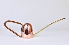 Charming Brass & Copper Watering Can in the Style of Hagenauer, Austria, 1950s