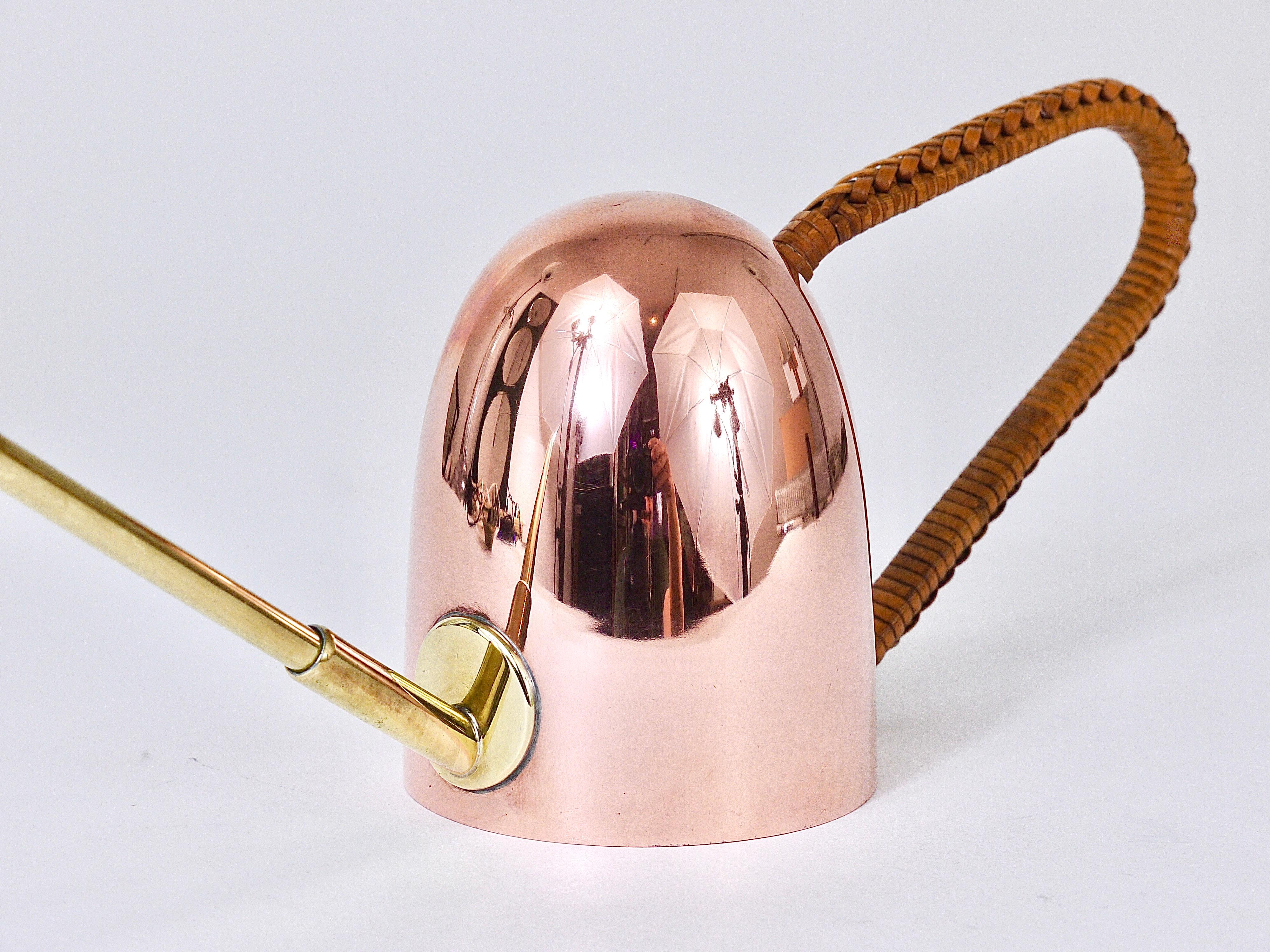 20th Century Charming Brass & Copper Watering Can in the Style of Hagenauer, Austria, 1950s