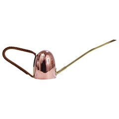 Charming Brass & Copper Watering Can in the Style of Hagenauer, Austria, 1950s