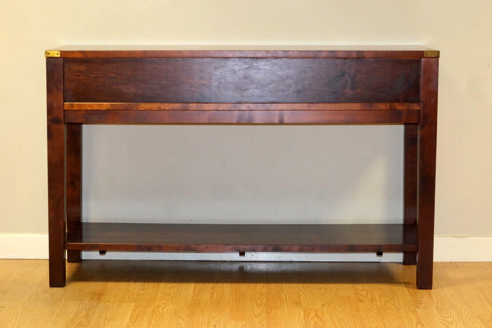 Hand-Crafted Charming Brown Laura Ashley Chaldon Range Campaign Sideboard Console Table