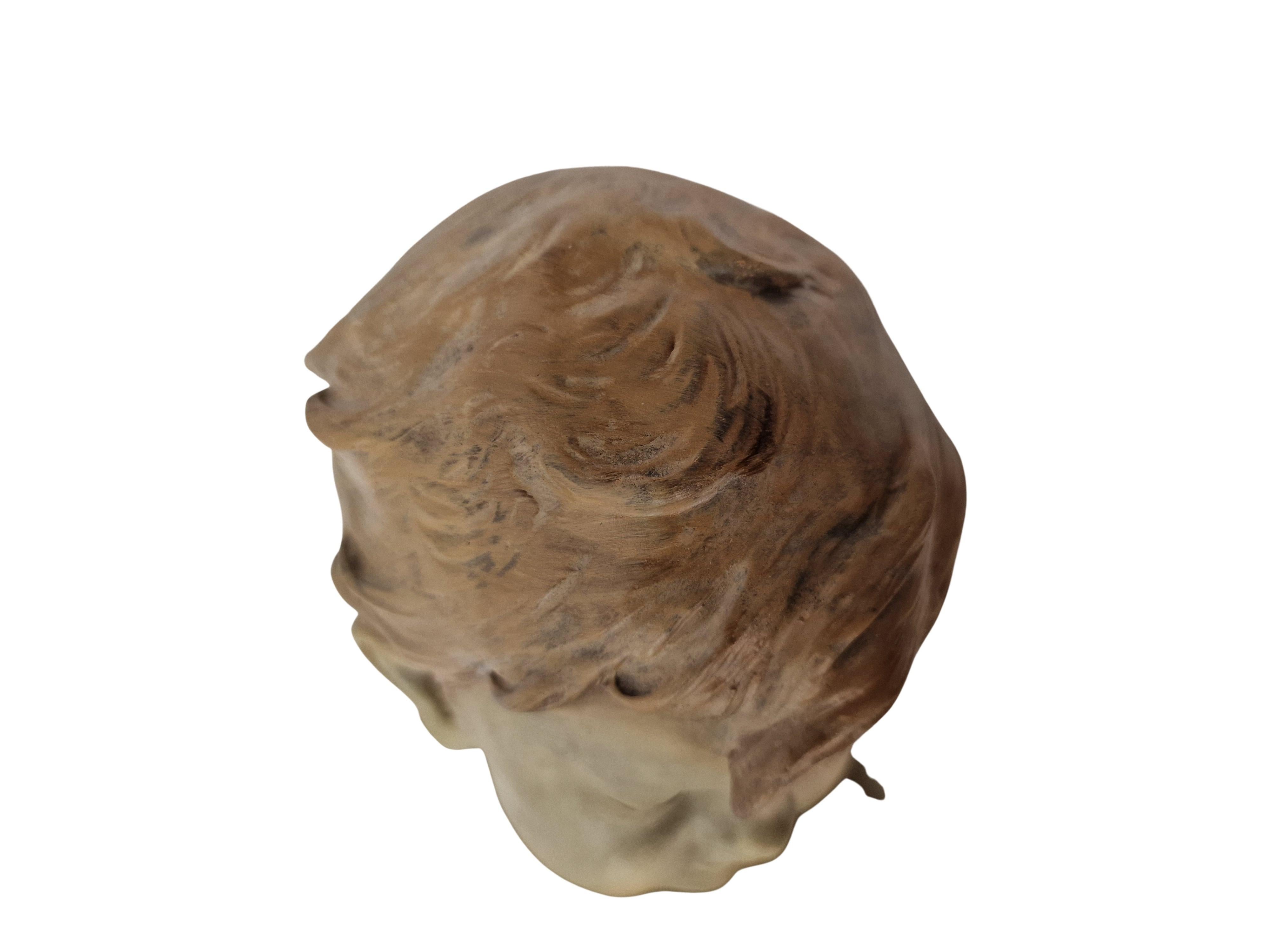 Encantador busto niño niño escultura terracota mármol Carli 1920 Art Decó Bélgica Terracota en venta
