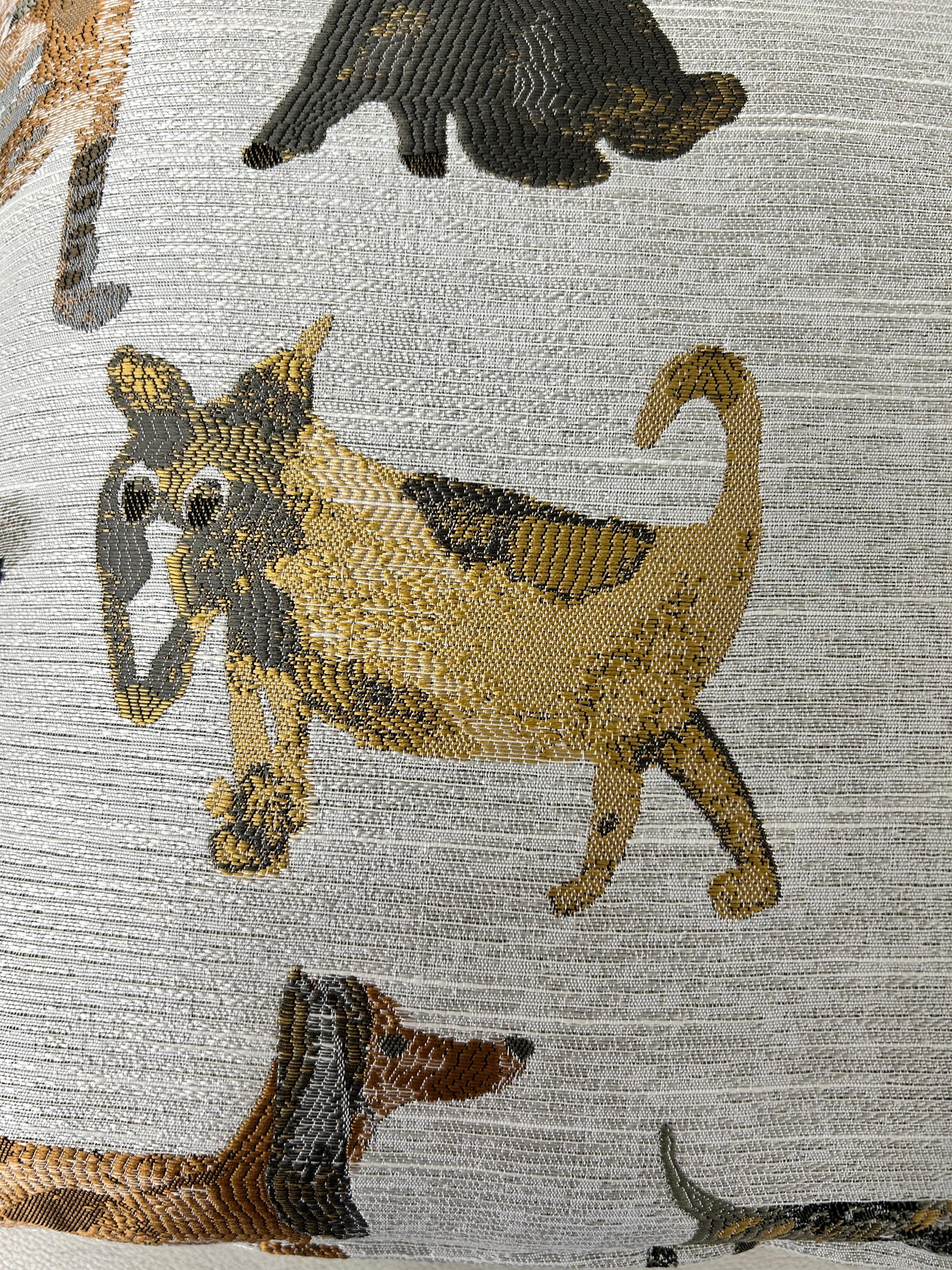 Charming Canine Companion Pillow For Sale 1