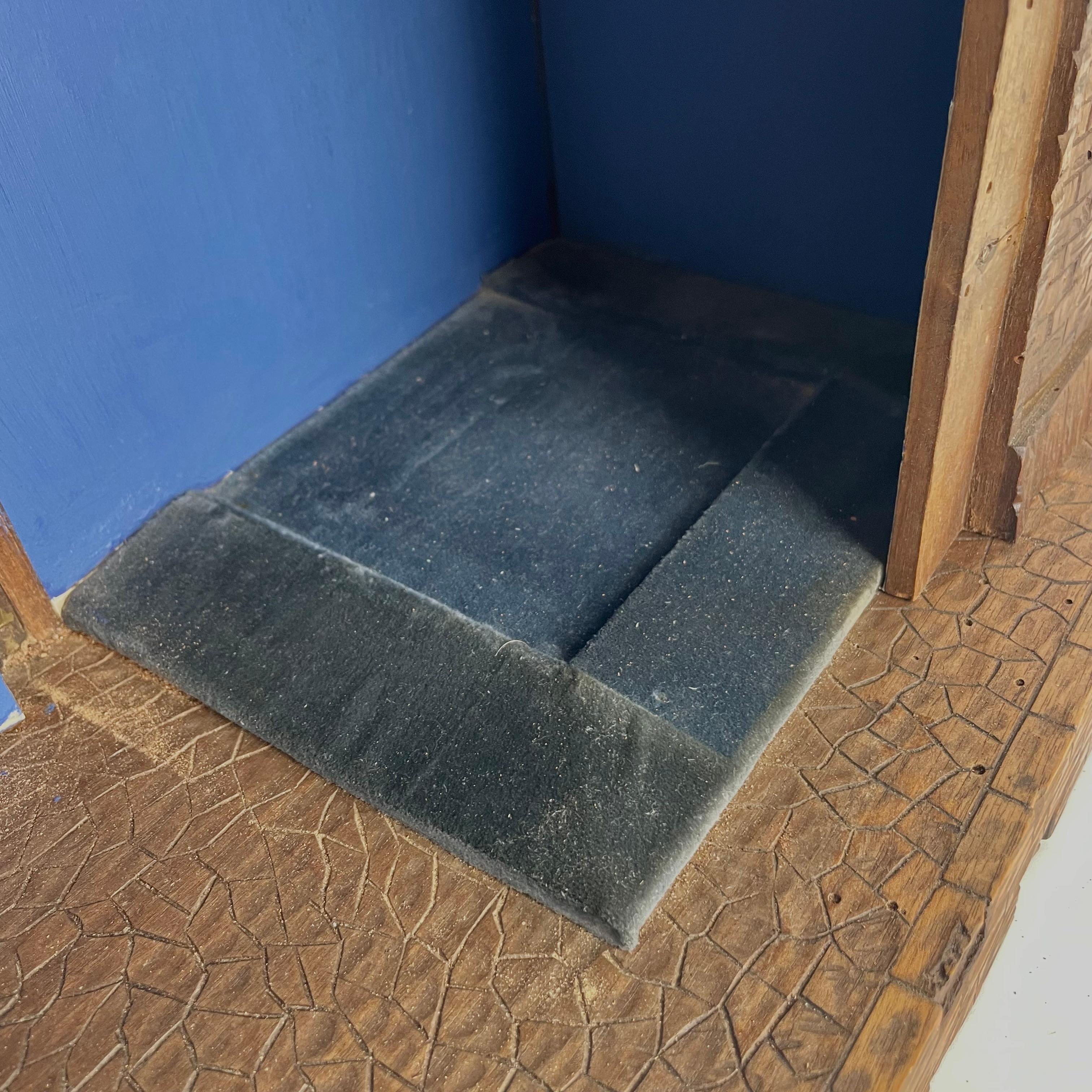 Charming Carved Walnut Castle Form Liquor Cabinet, Late 19th Century For Sale 7