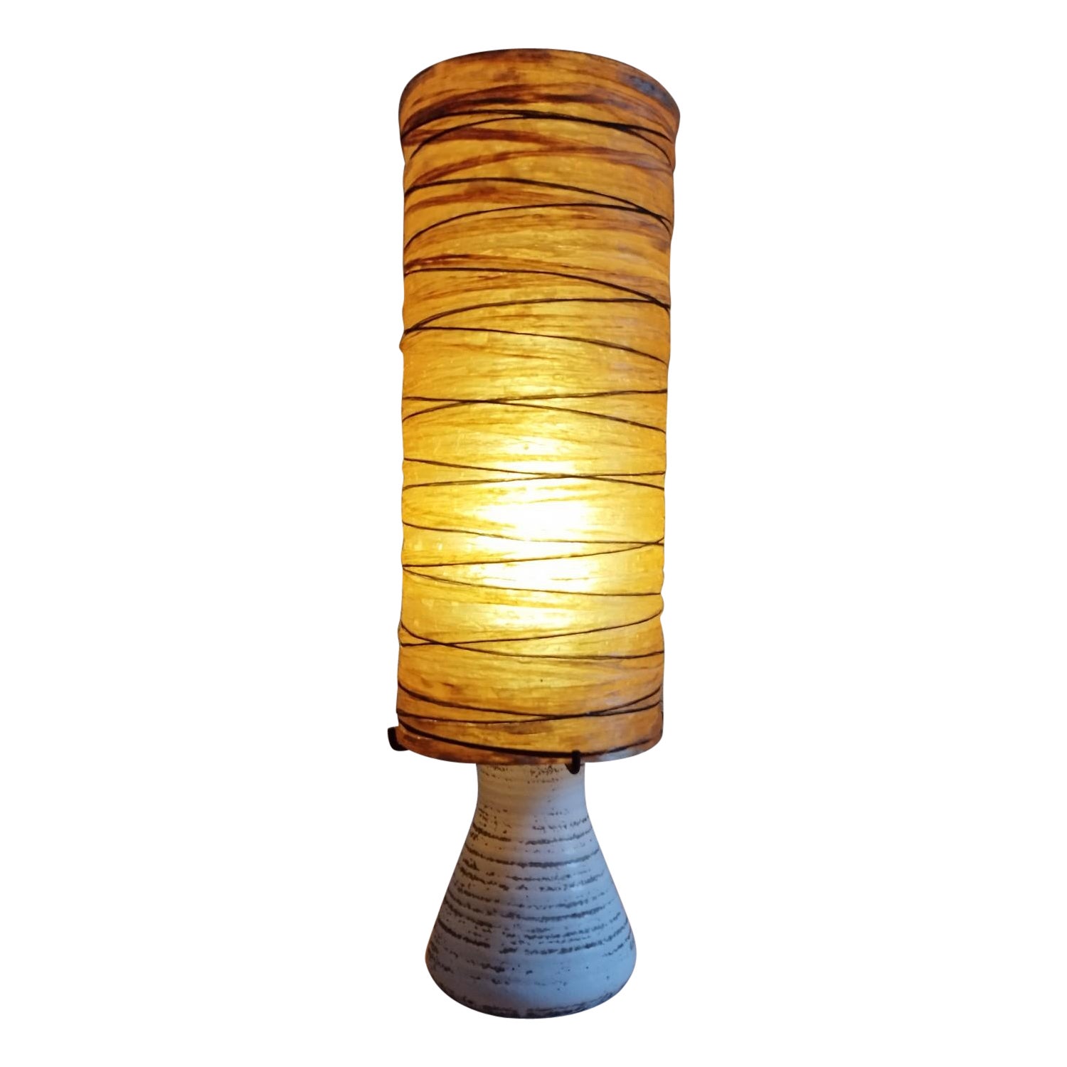 Charming ceramic Accolay lamp, 1970