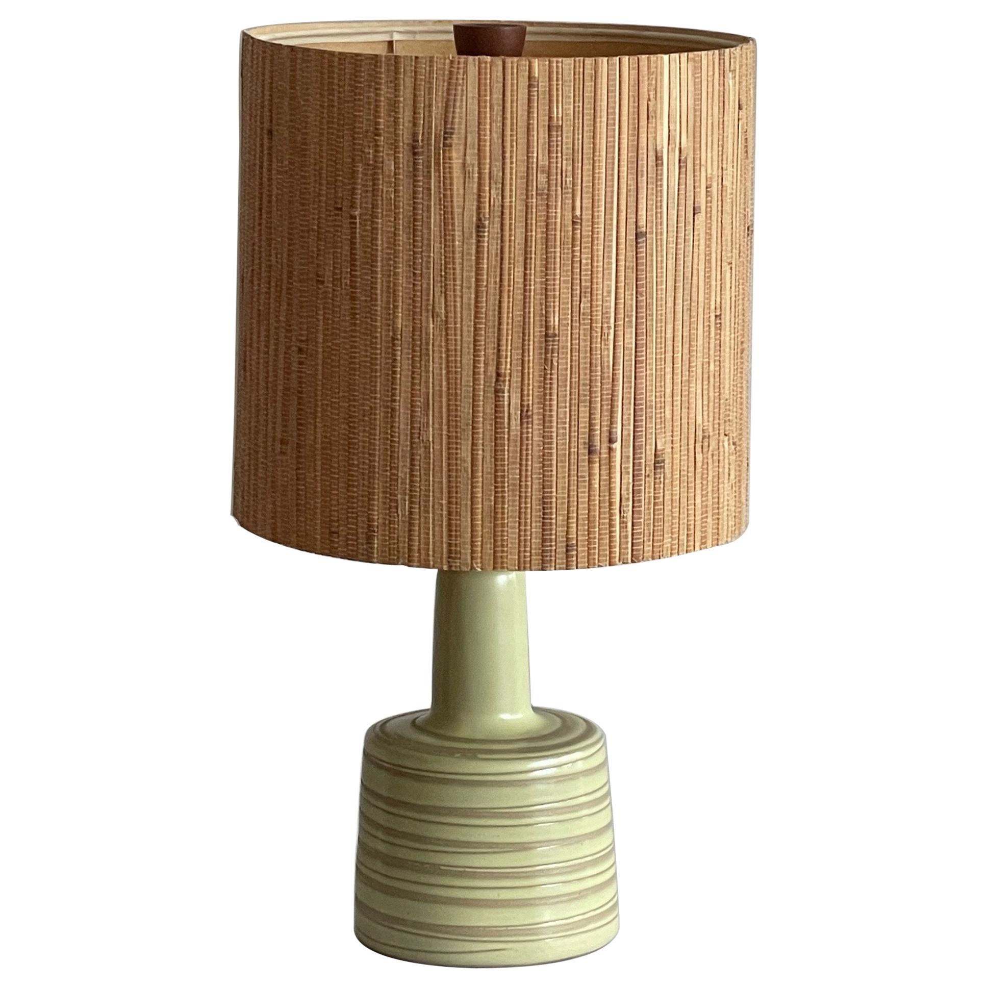 Charming Ceramic Lamp by Martz For Sale