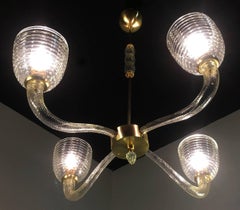 Charming Chandelier Venini Syle, Murano, 1940