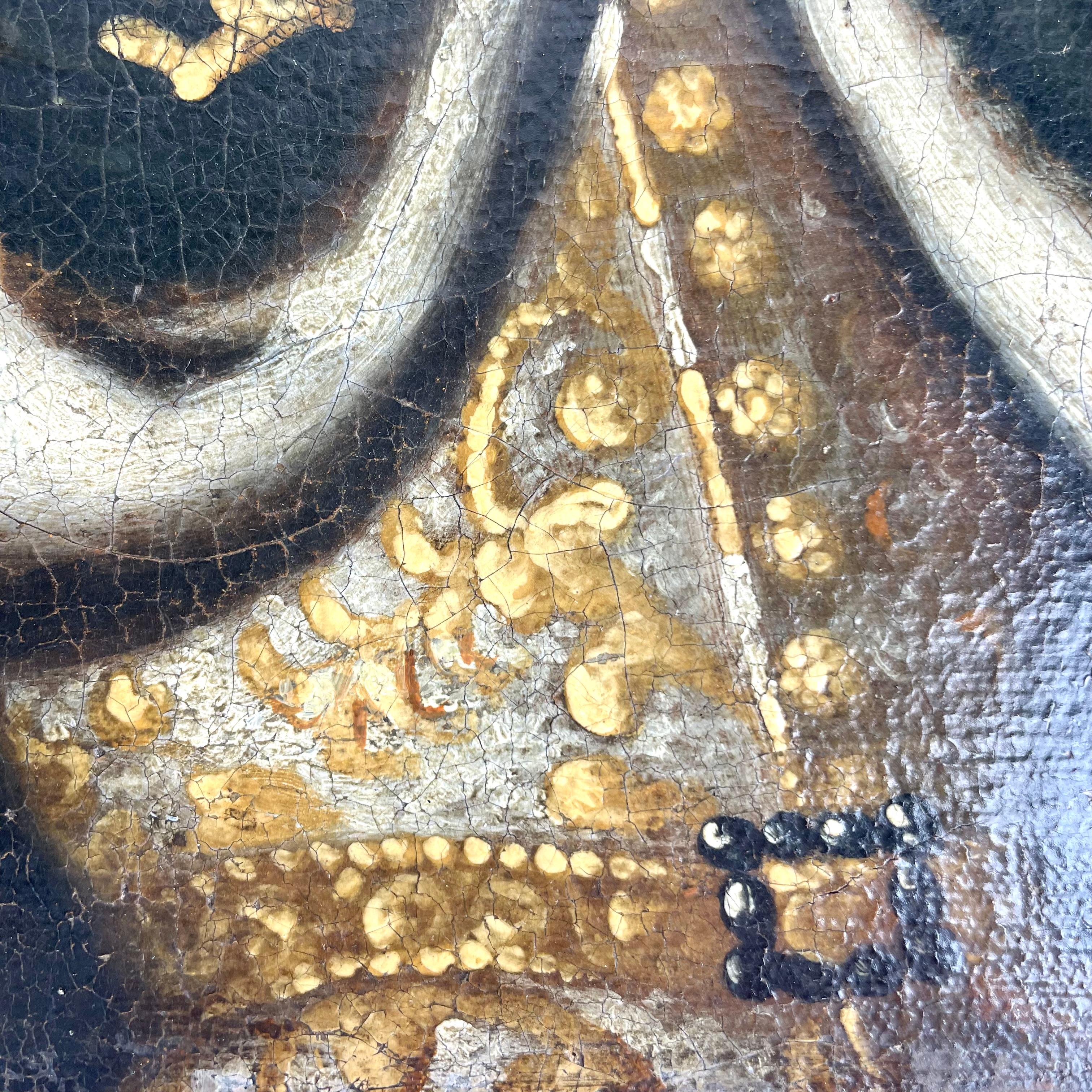 Charmant portrait d'enfant du roi de Suède Charles XI, datant de la fin du XVIIe siècle. en vente 1
