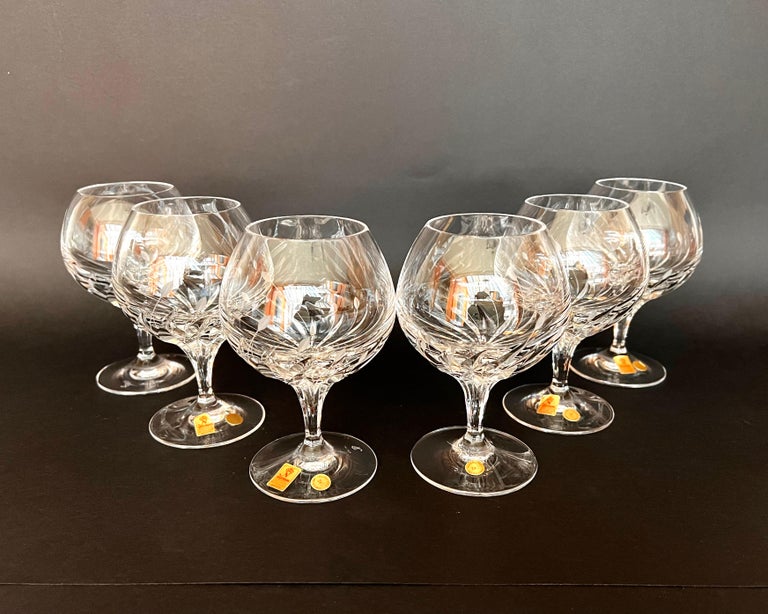 Nachtmann: Charmante cognacfarbene Gläser, Serie „Fleurie“, Deutschland, 1980 bei 1stDibs Deutschland