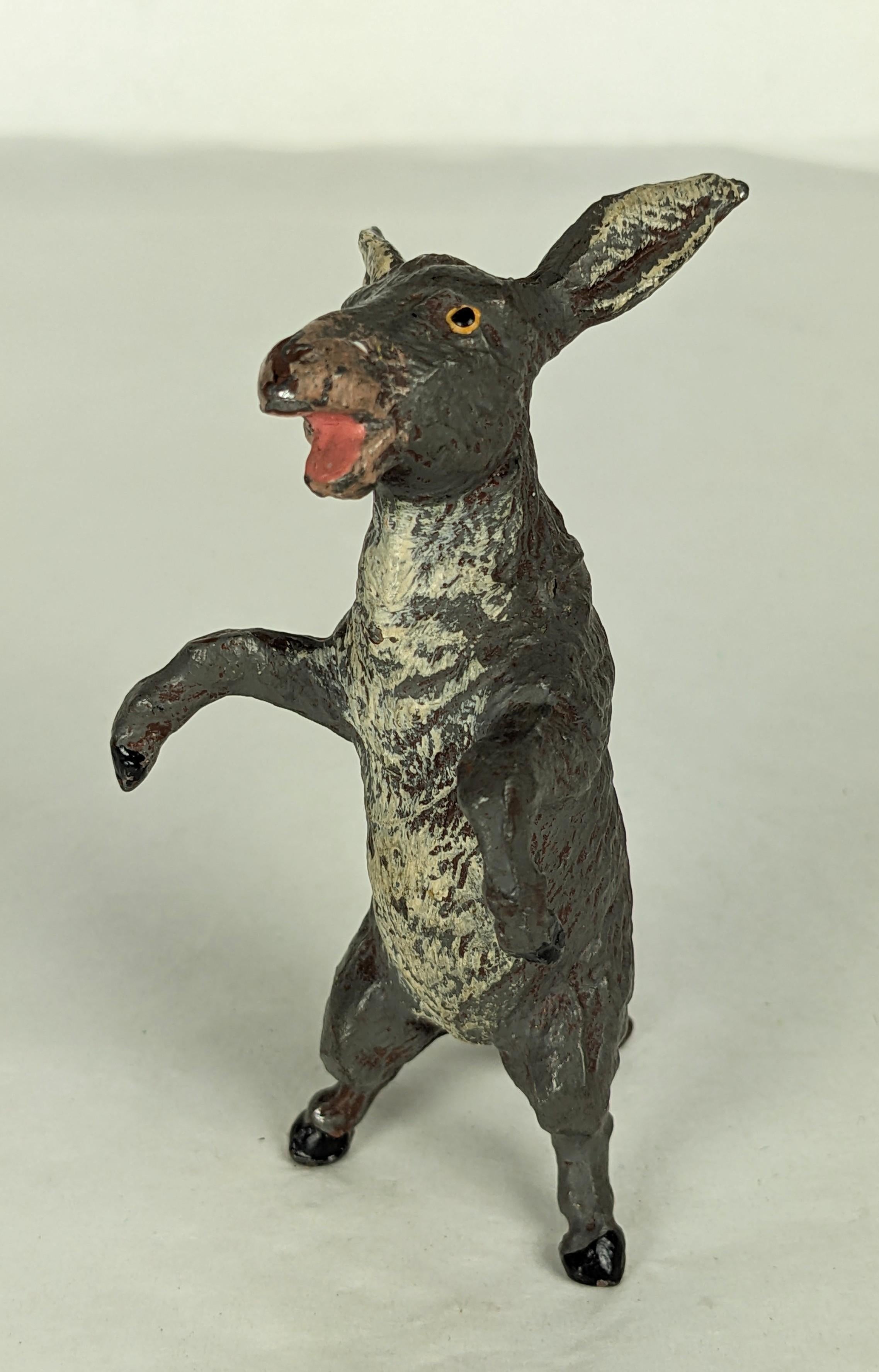 Edwardian Charming Cold Painted German Donkey For Sale