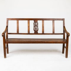 Charming Colonial Bench in Narra Hardwood, Philippines