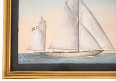 Charming Danish Ship Painting, Signed 1906