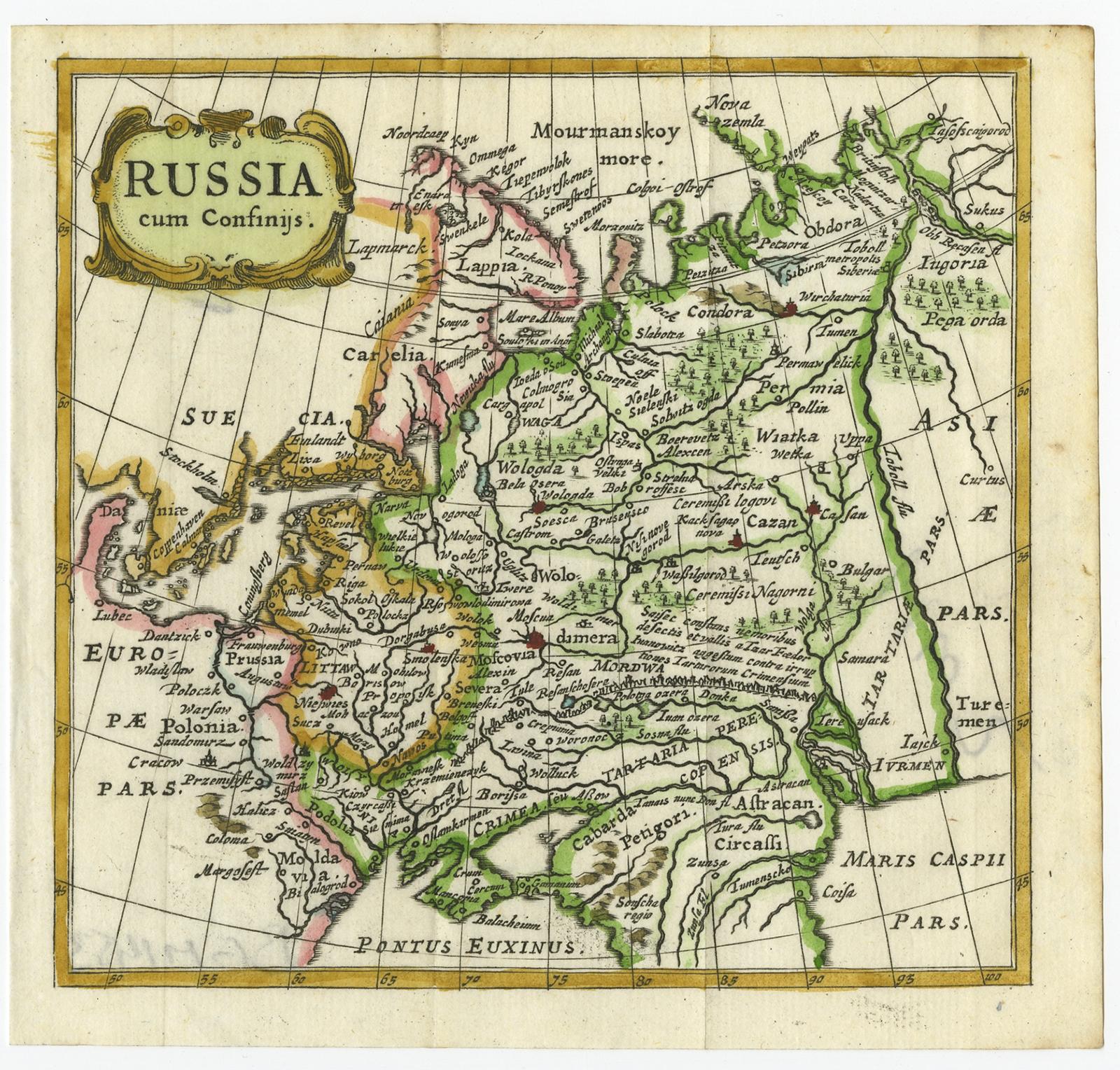 Carte ancienne intitulée 