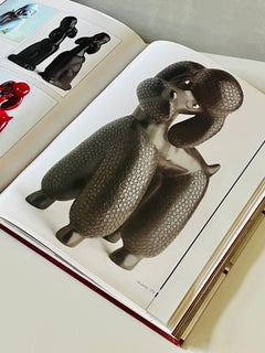 Charming Dog Poodle Sculpture Figurine by Leopold Anzengruber, Austria, 1950s