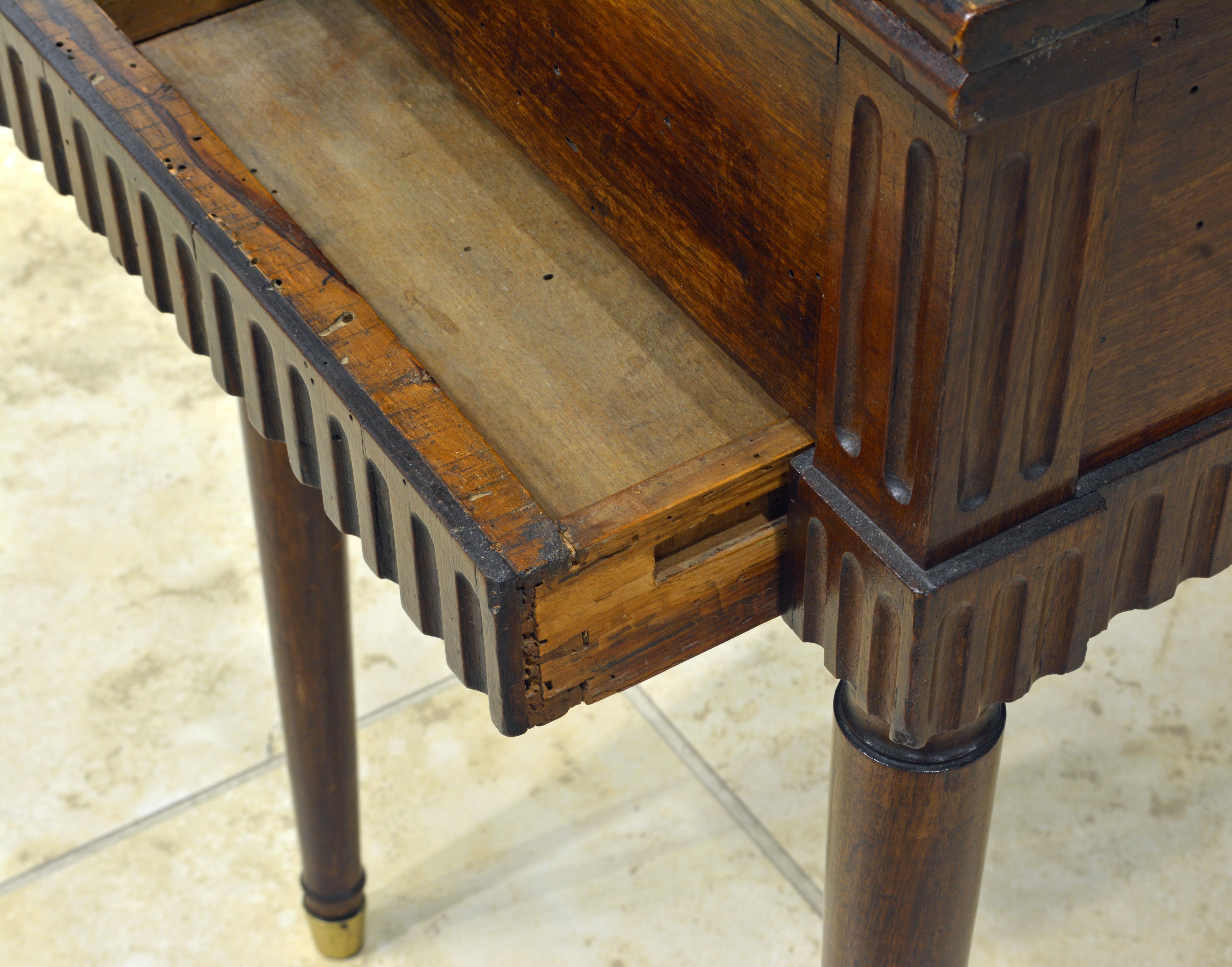 Charming Early 19th Century French Provincial Walnut Game Table 9