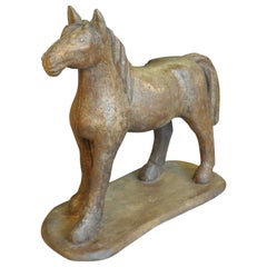 Charming Early 19th Century Horse Papier Mache Mold