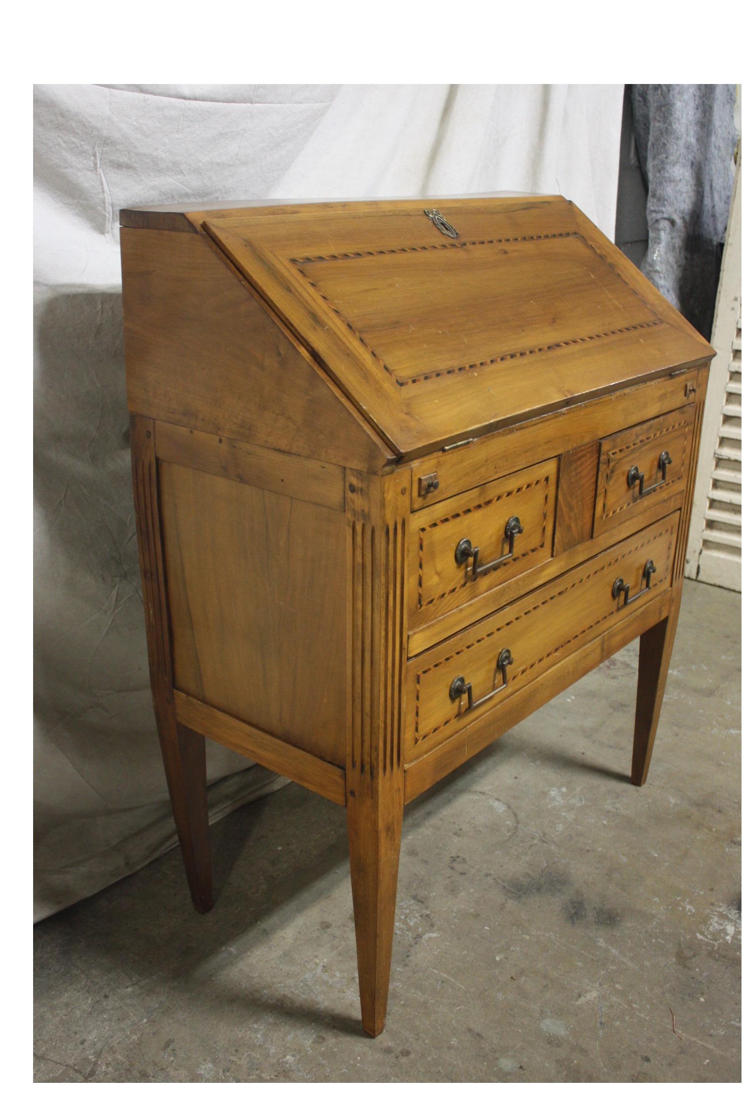 French Charming Early 20th Century Desk Scriban